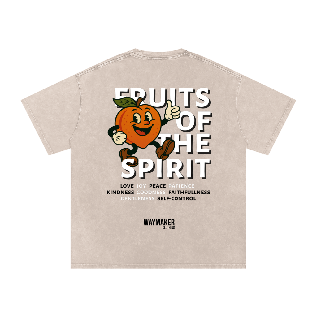 Peach (Back Print) Fruits Of The Spirit Tee