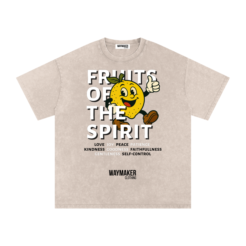 Lemon (Front Print) Fruits Of The Spirit Tee