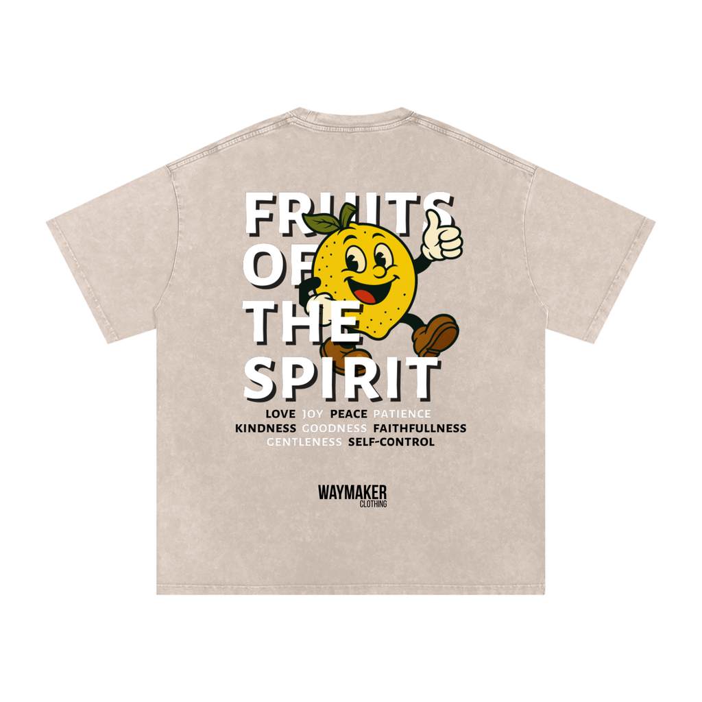 Lemon (Back Print) Fruits Of The Spirit Tee