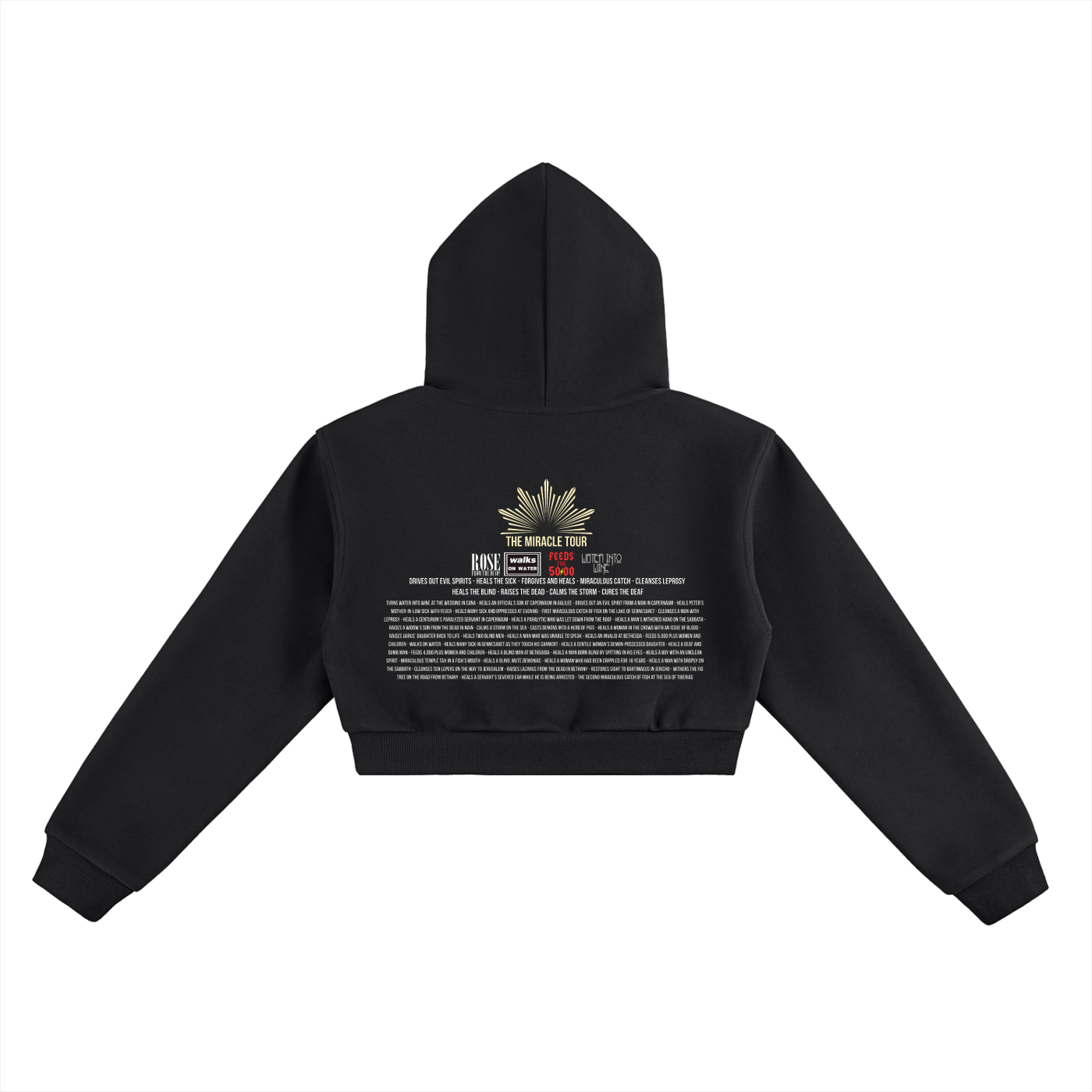 The Miracle Tour Cropped Hoodie