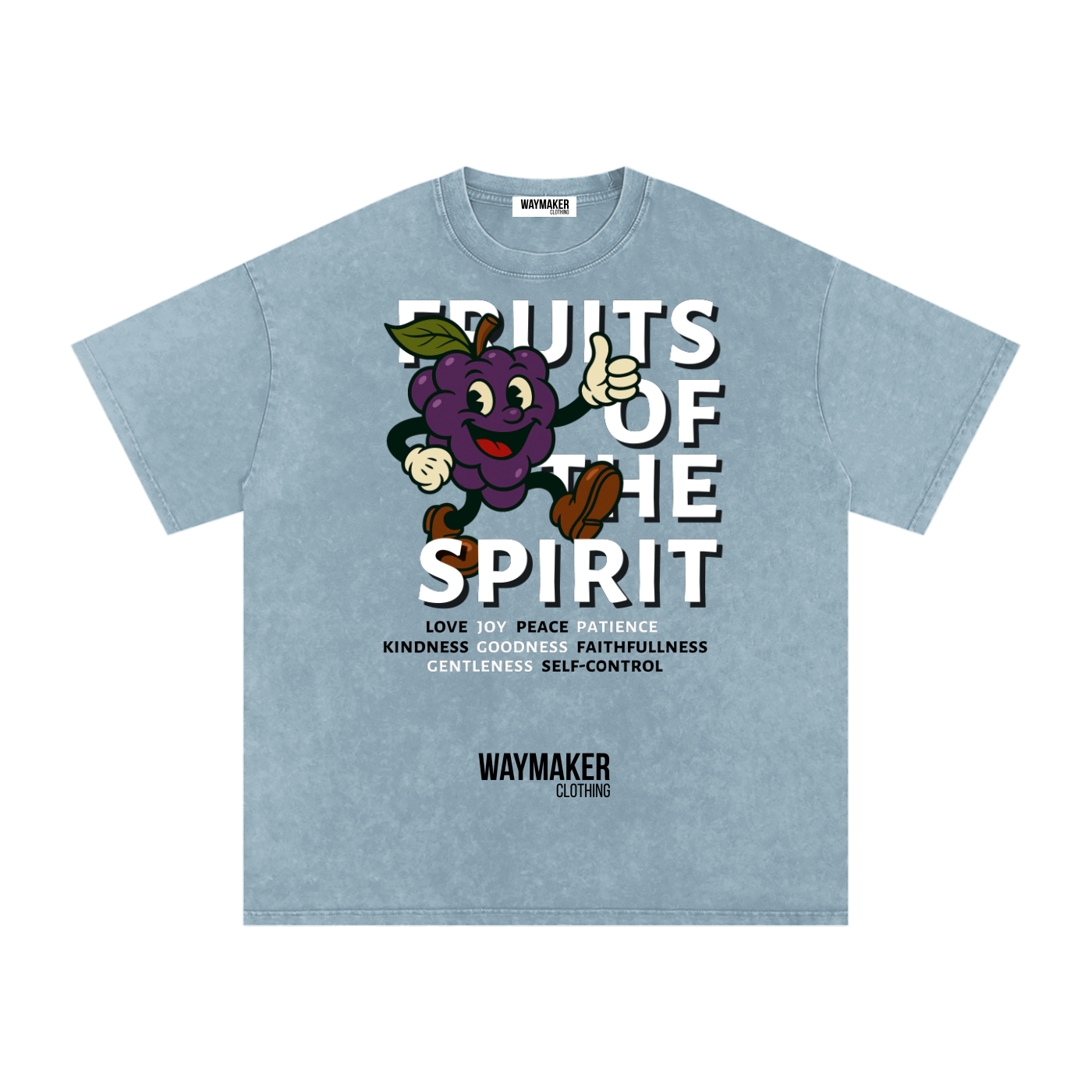 Grape (Front Print) Fruits Of The Spirit Tee