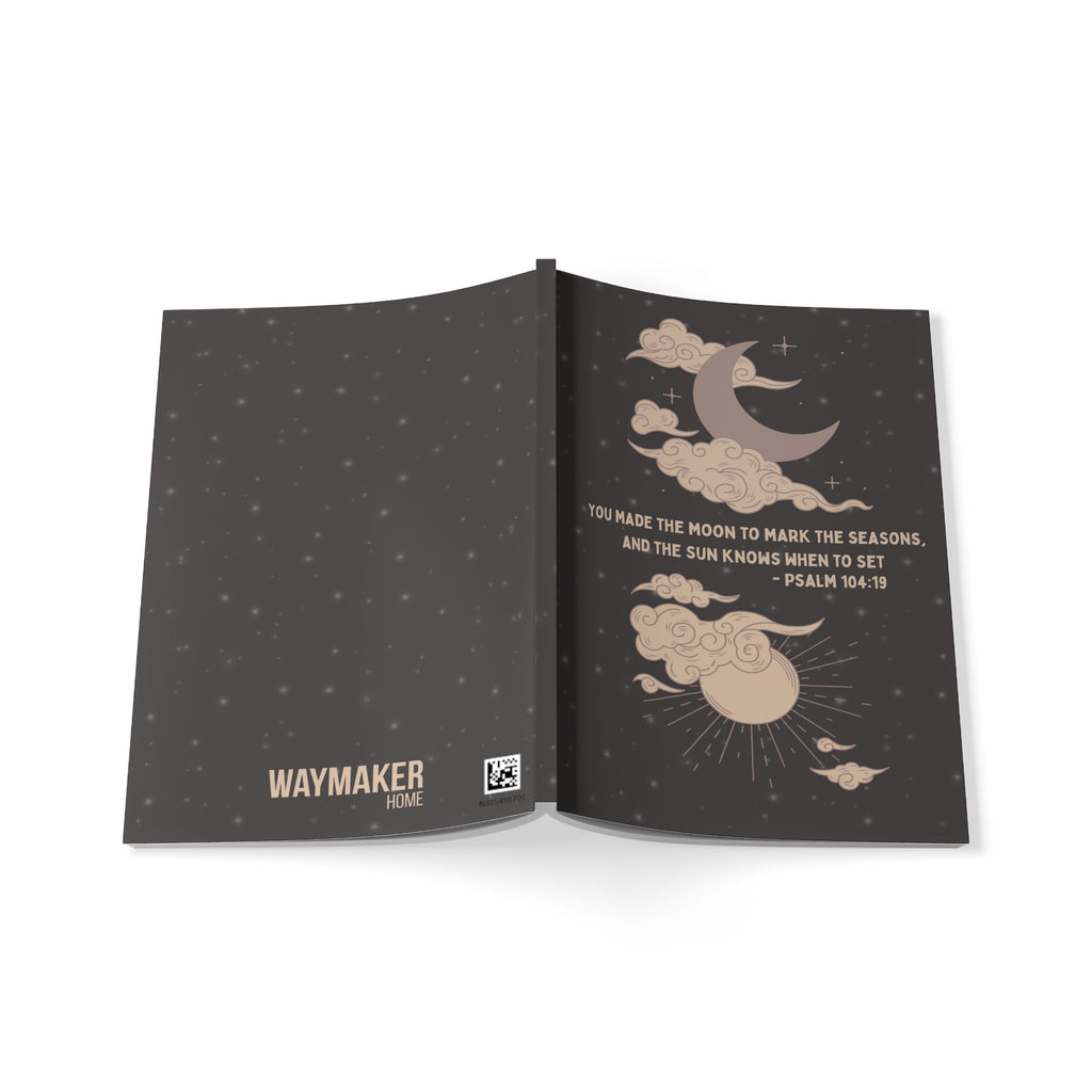 Psalm 104:19 Softbound Journaling Notebook