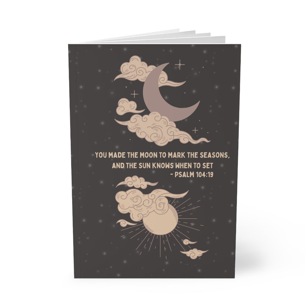 Psalm 104:19 Softbound Journaling Notebook