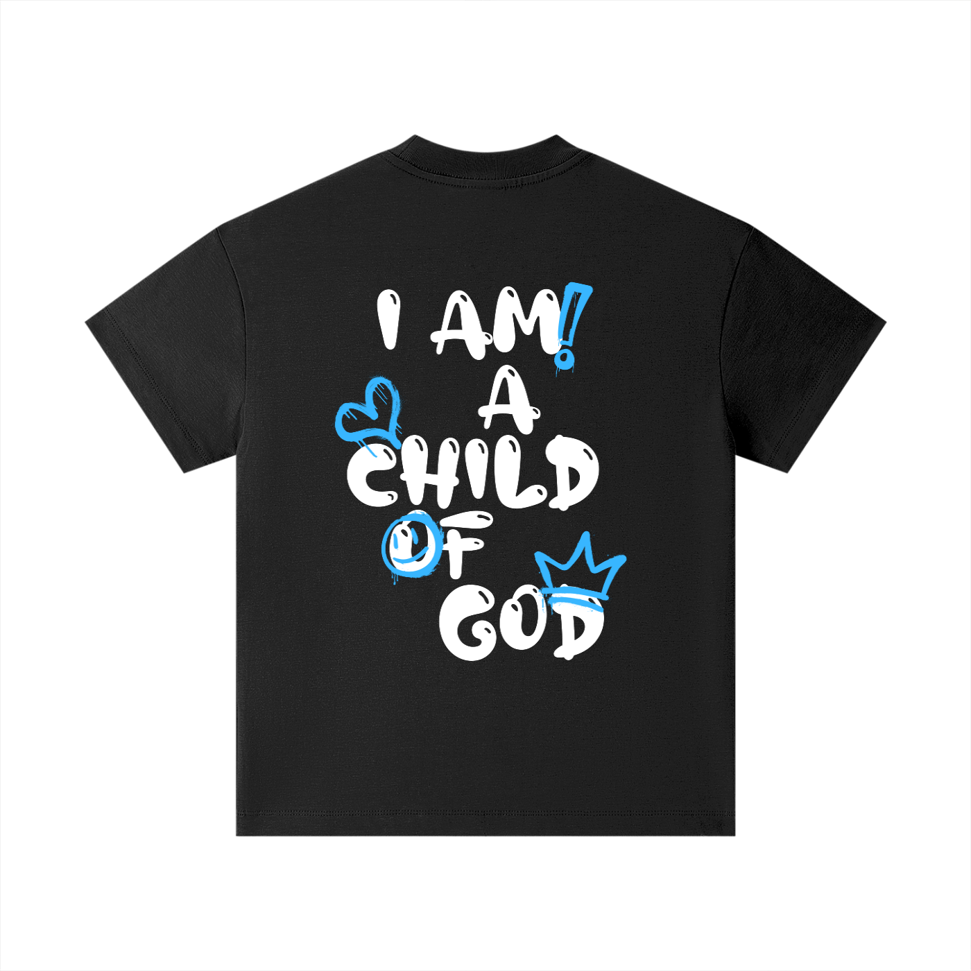Youth Child of God Spray-paint (Blue-White)