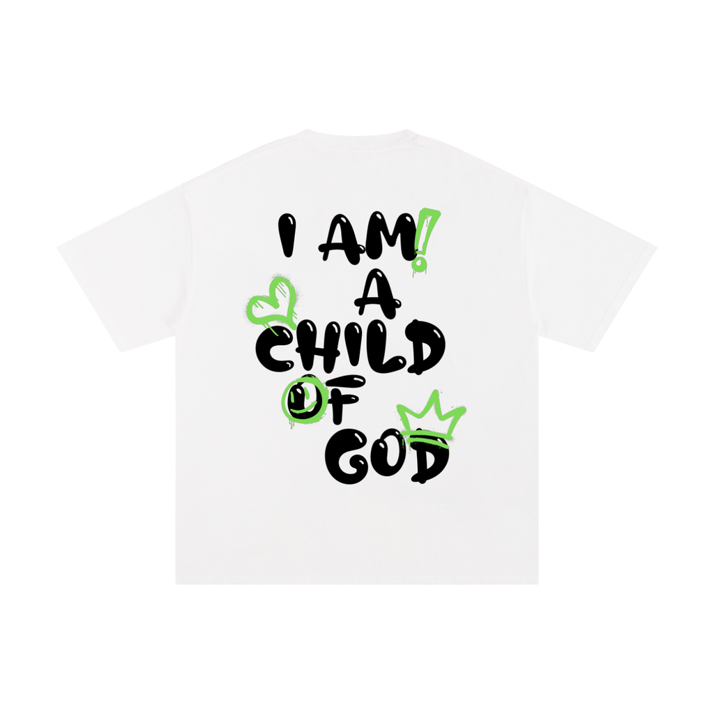 Adult Child of God Spray-paint (Green-Black)