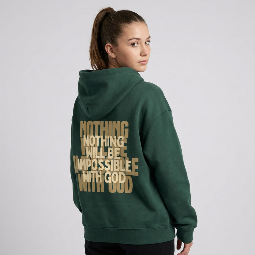 Nothing Is Impossible Oversized Hoodie