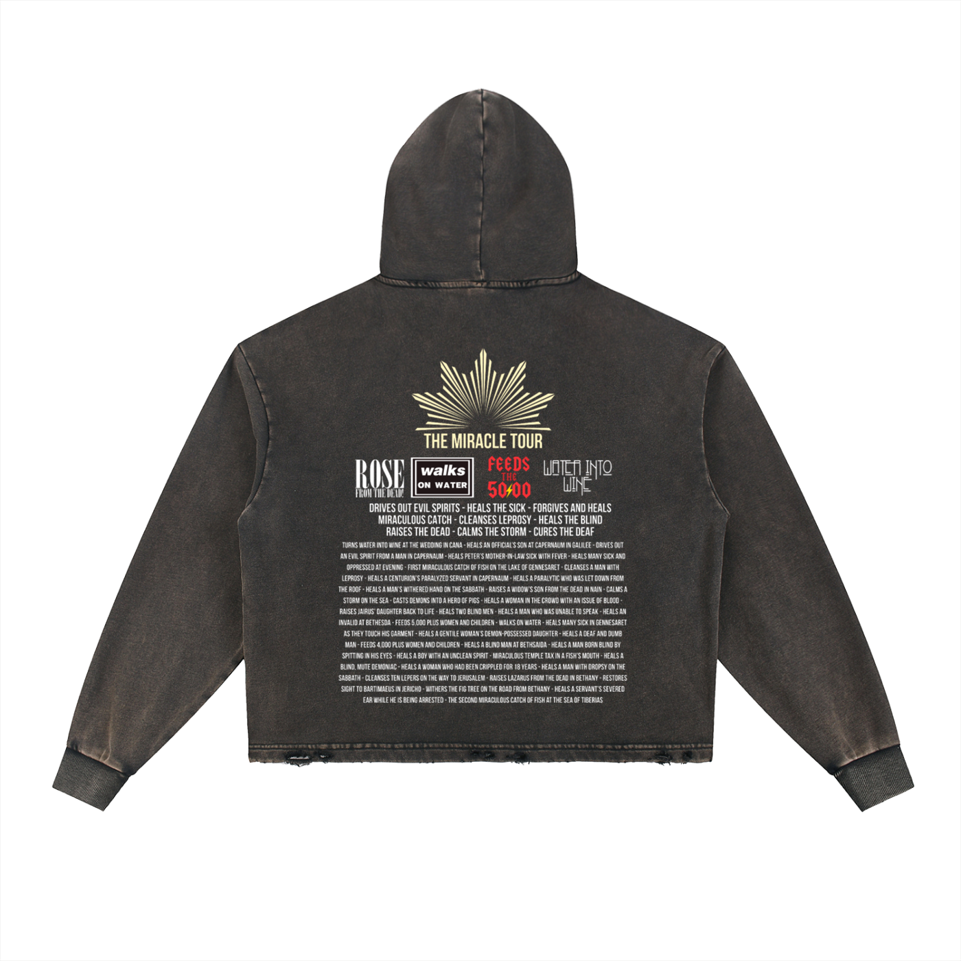The Miracle Tour Hoodie (Black/Grey)