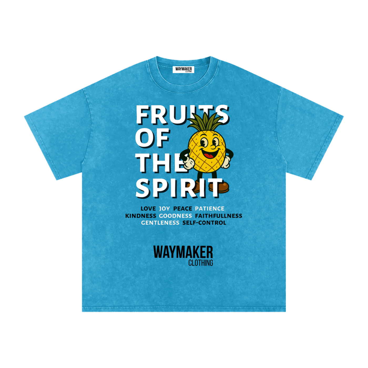 Pineapple (Front Print) Fruits Of The Spirit Tee