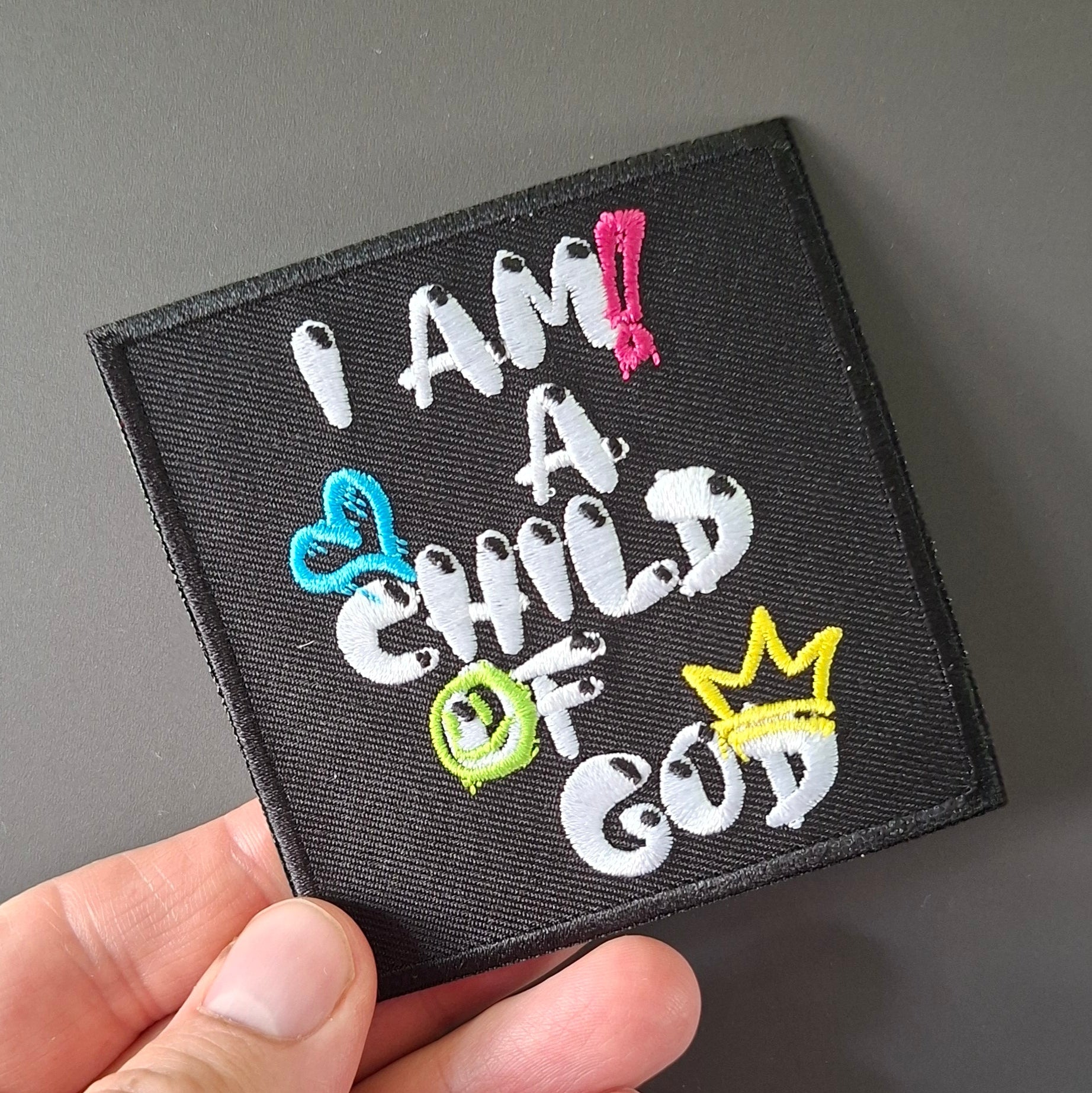 Child Of God Iron On Patch