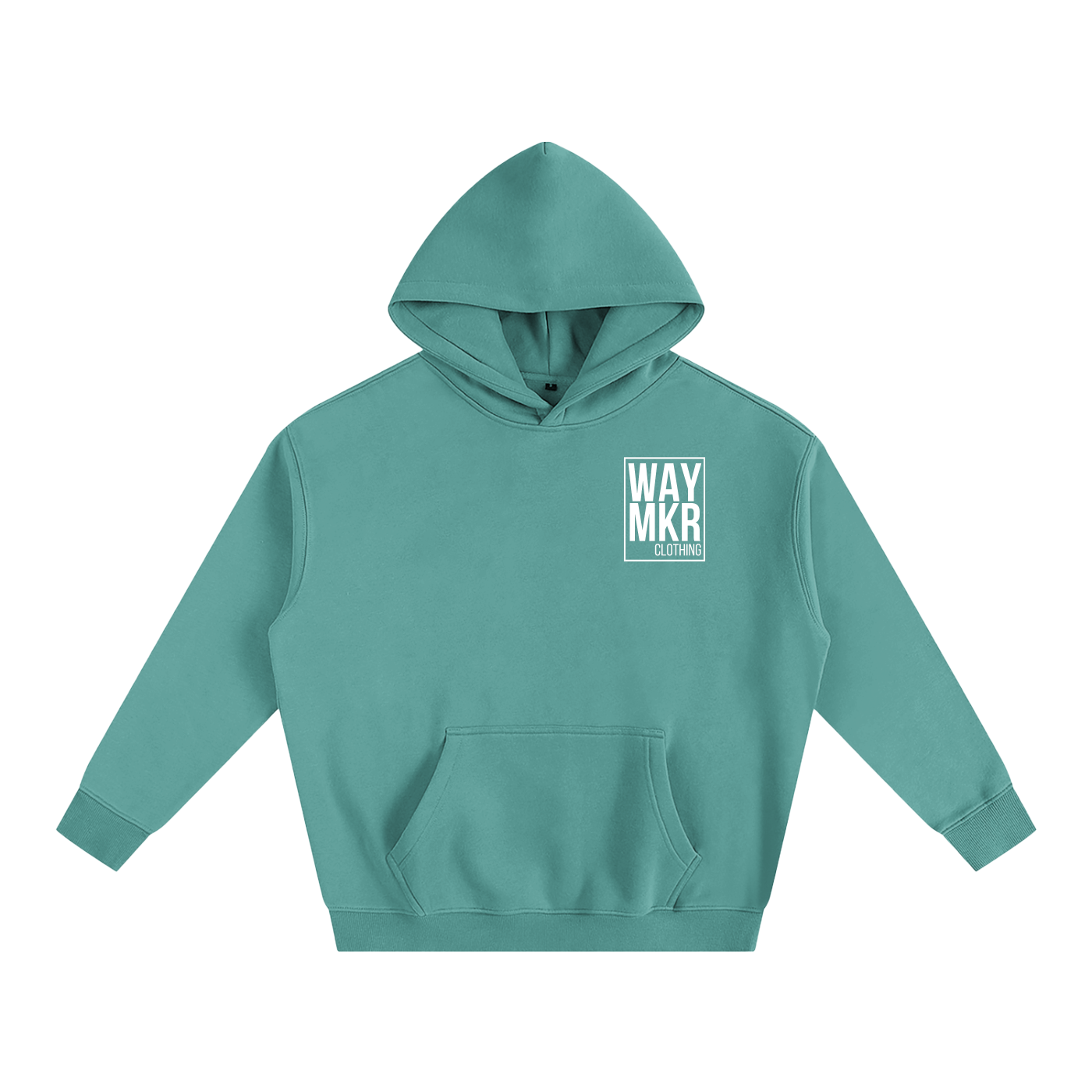 Fleeced COG Oversized Essential Hoodie (Green)
