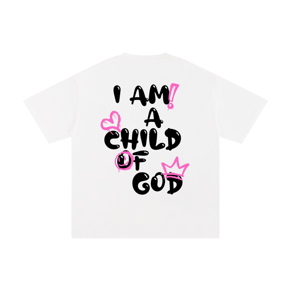 Adult Child of God T-Shirt (Pink-Black)