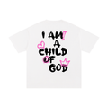 Adult Child of God T-Shirt (Pink-Black)