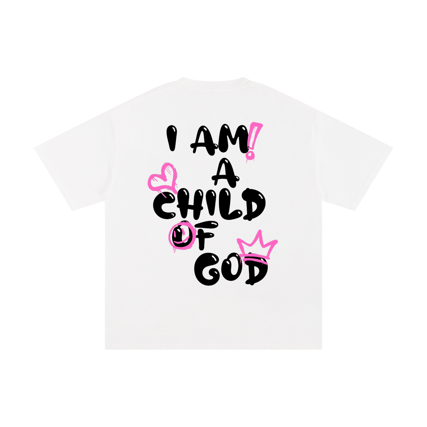 Adult Child of God T-Shirt (Pink-Black)