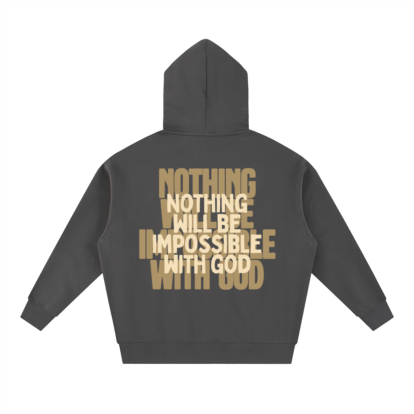 Nothing Is Impossible Fleece Zipped Hoodie