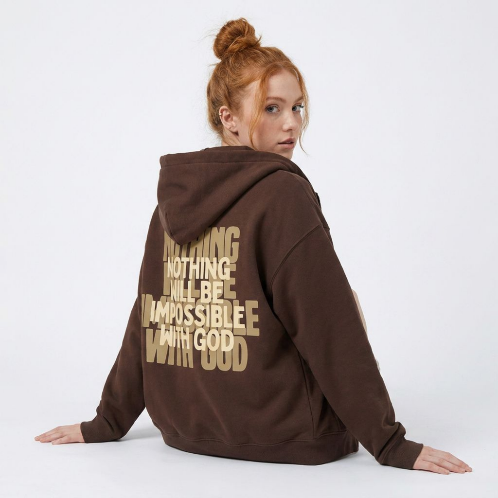 Nothing Is Impossible Oversized Hoodie