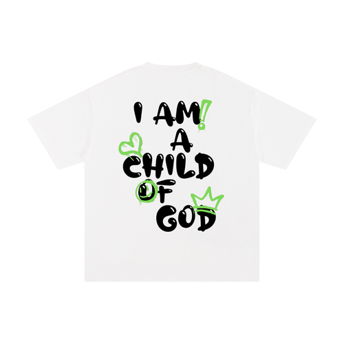 Adult Child of God T-Shirt (Green-Black)