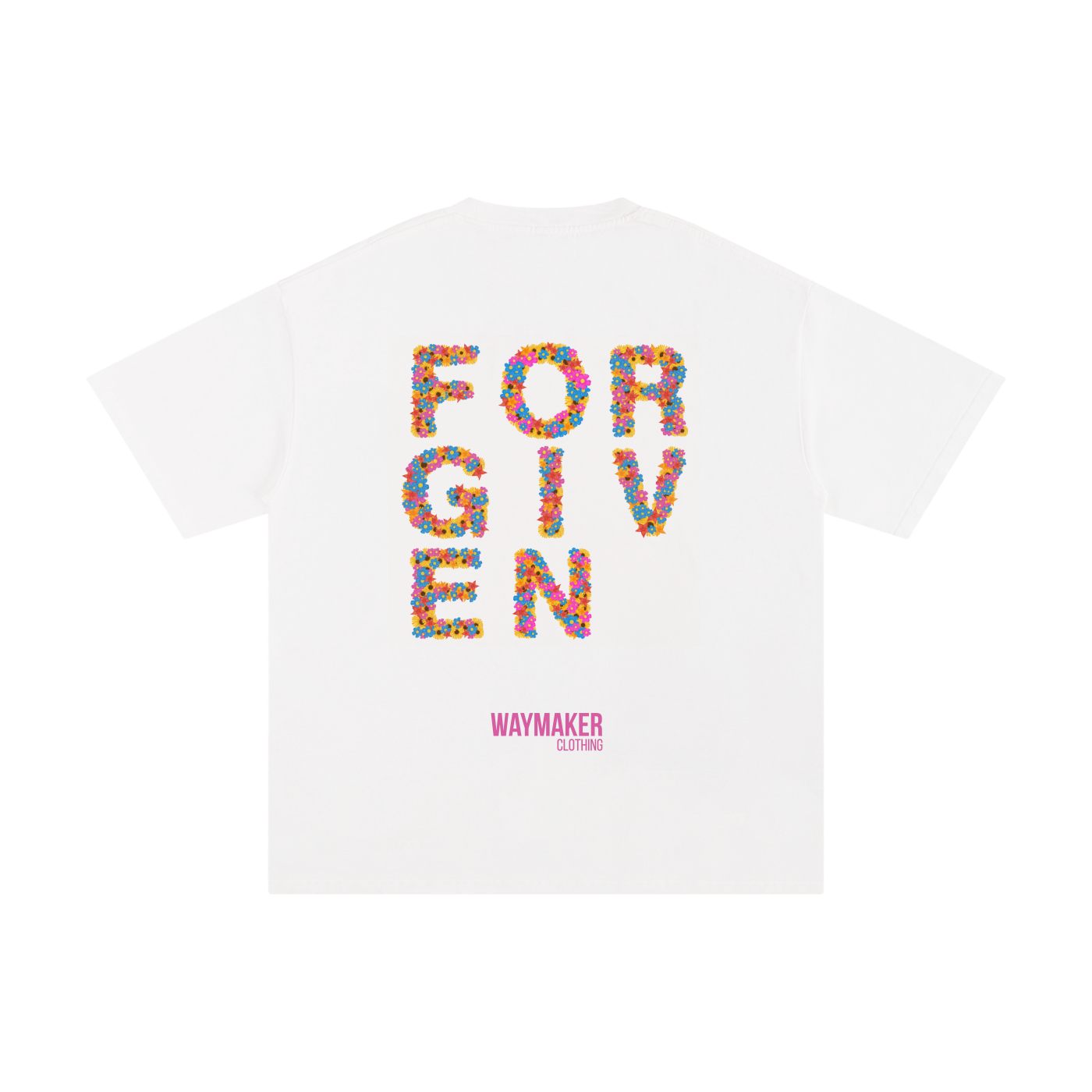Forgiven Flower Adult T-Shirt