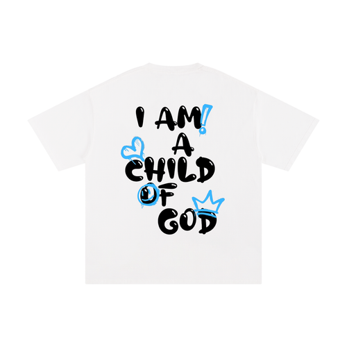 Adult Child of God T-Shirt (Blue-Black)