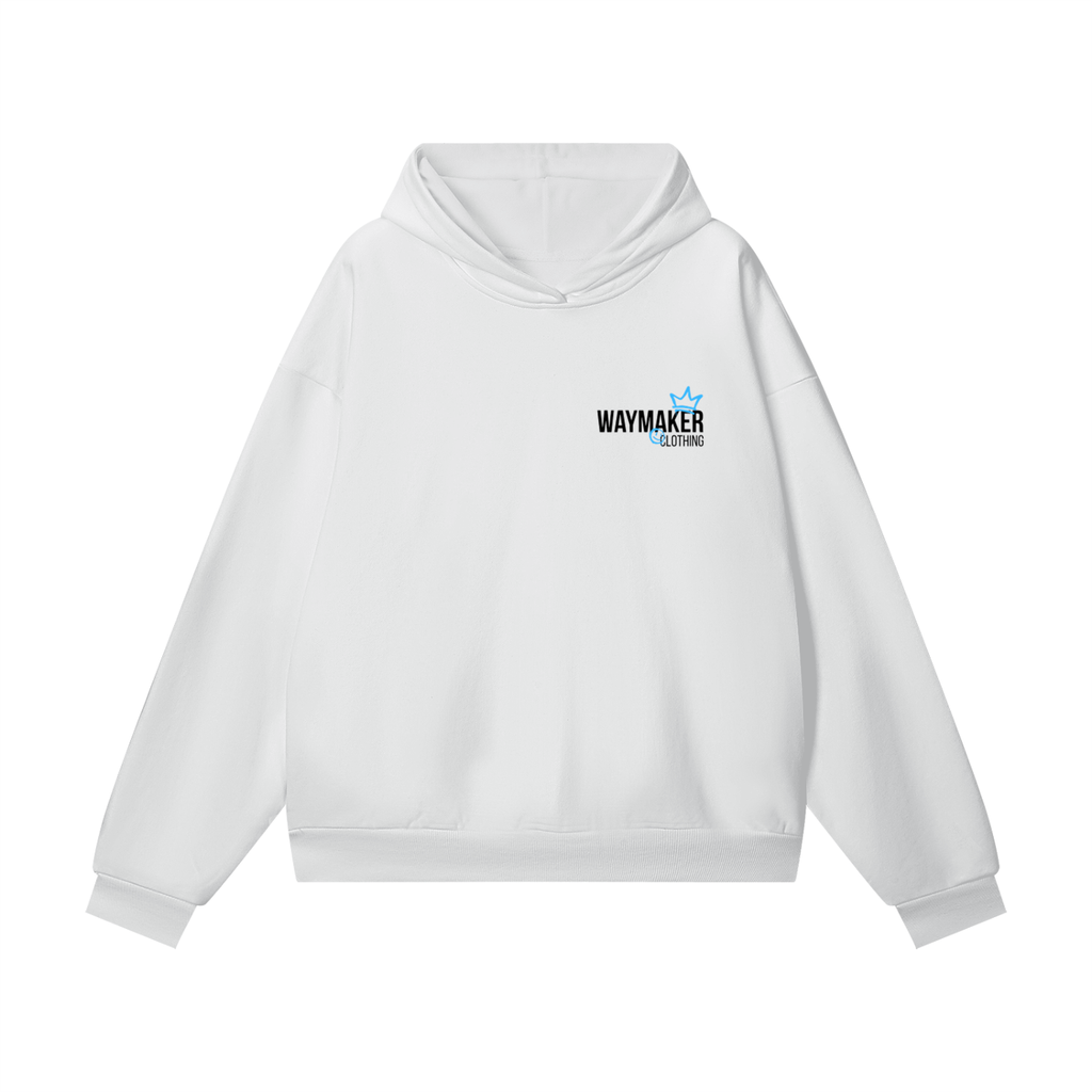 Child Of God Oversized Spray-Paint Hoodie (Blue-Black)
