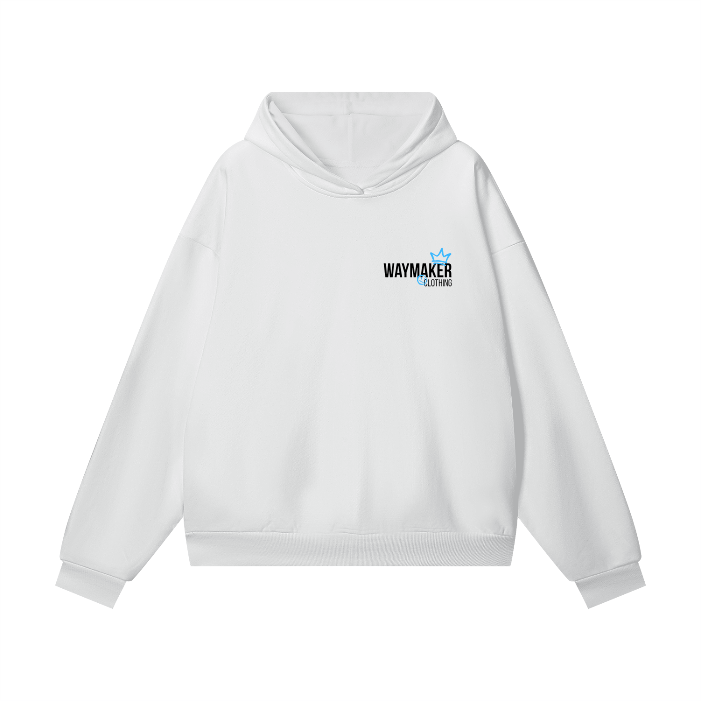Child Of God Oversized Spray-Paint Hoodie (Blue-Black)