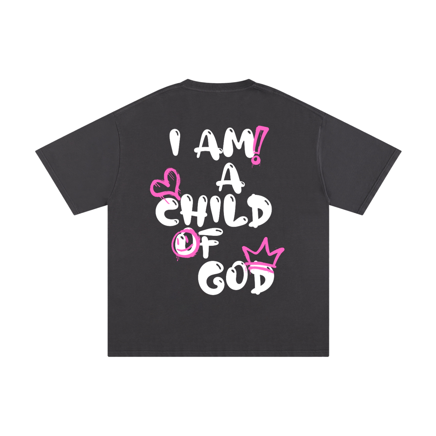 Adult Child of God Spray-paint (Pink-White)