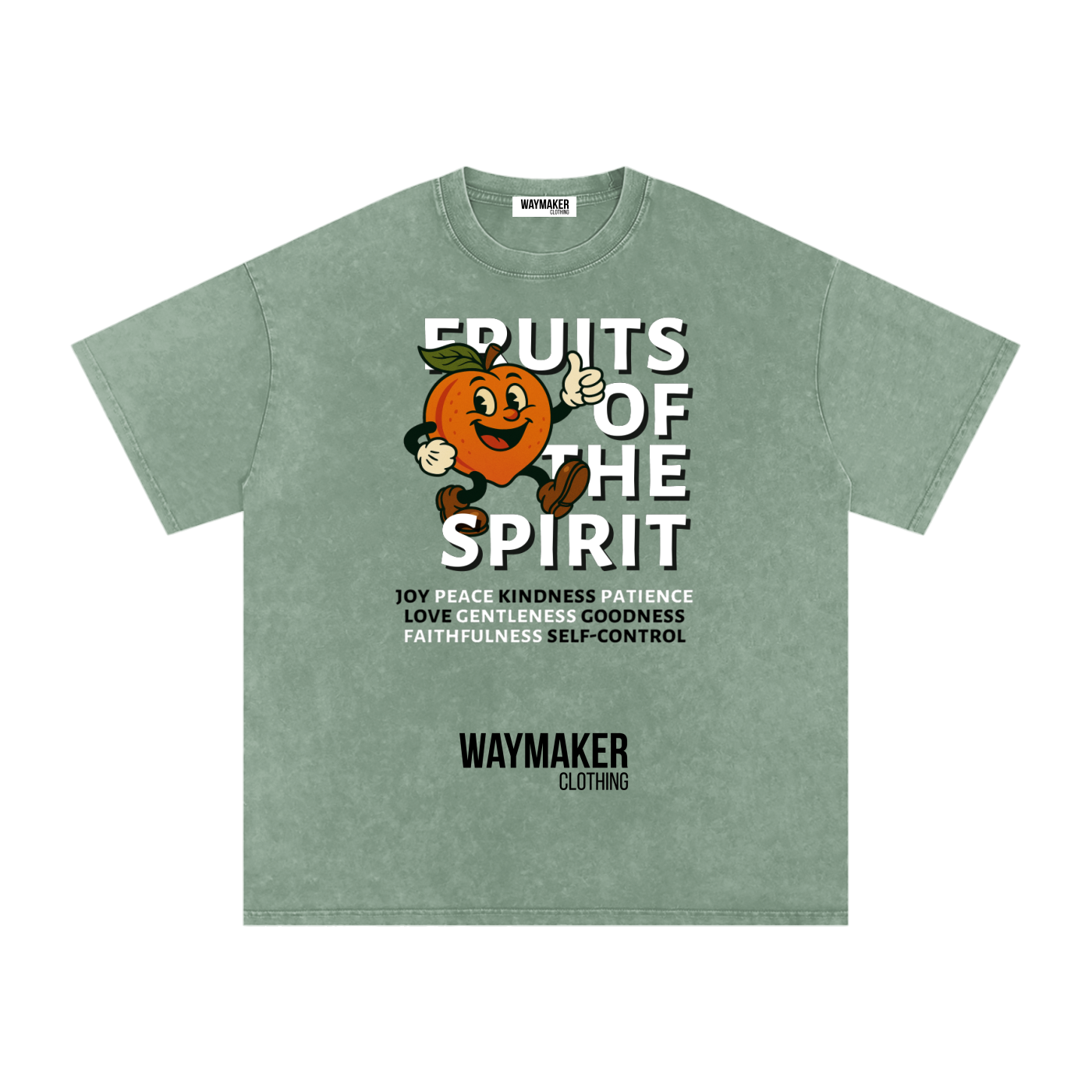 Peach (Front Print) Fruits Of The Spirit Tee
