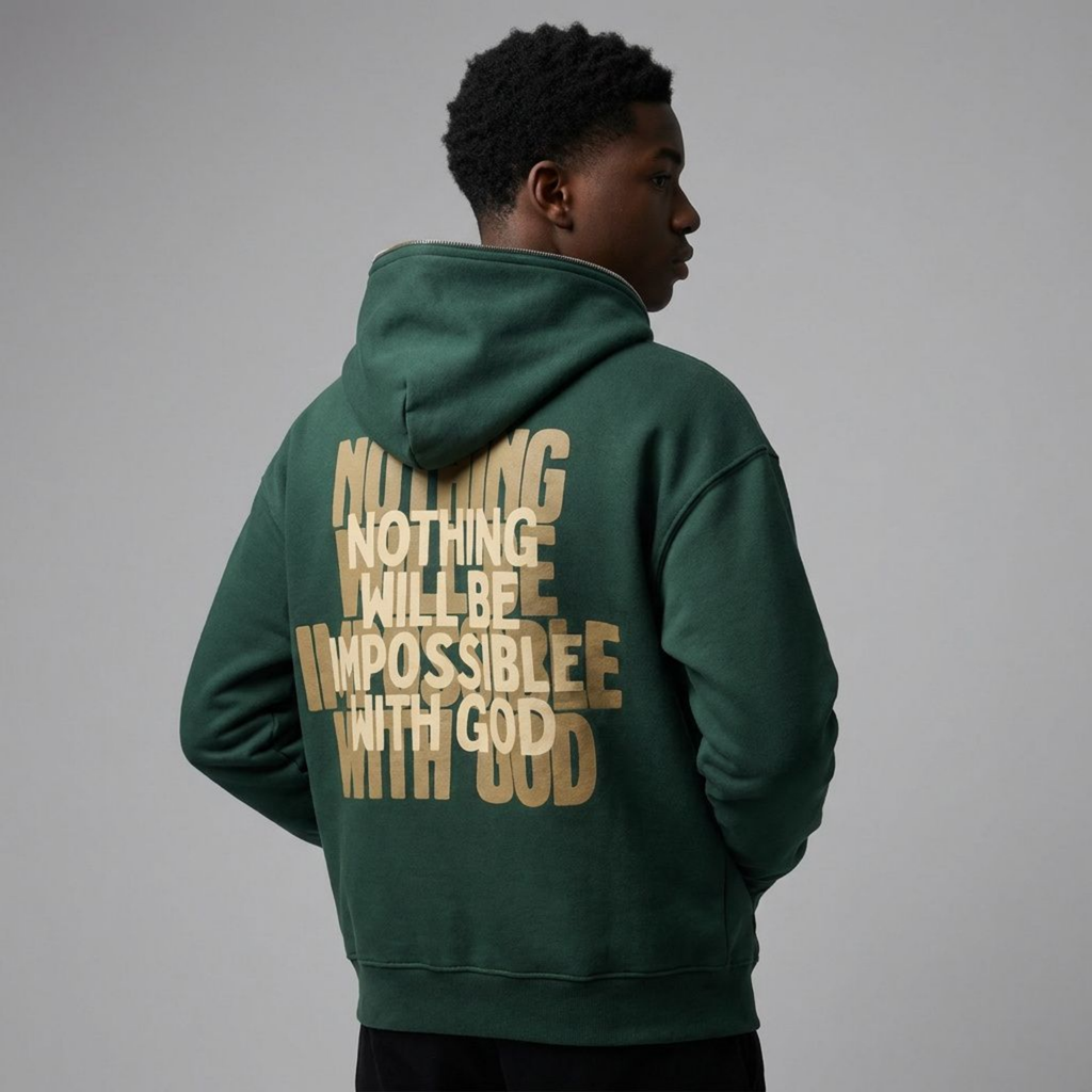 Nothing Is Impossible Oversized Hoodie