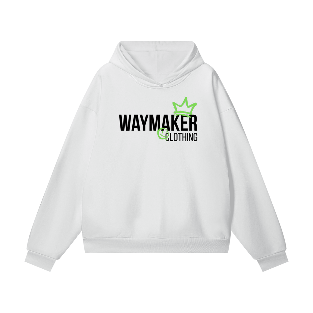 Adult Child Of God Spray-Paint Hoodie (Green-Black)