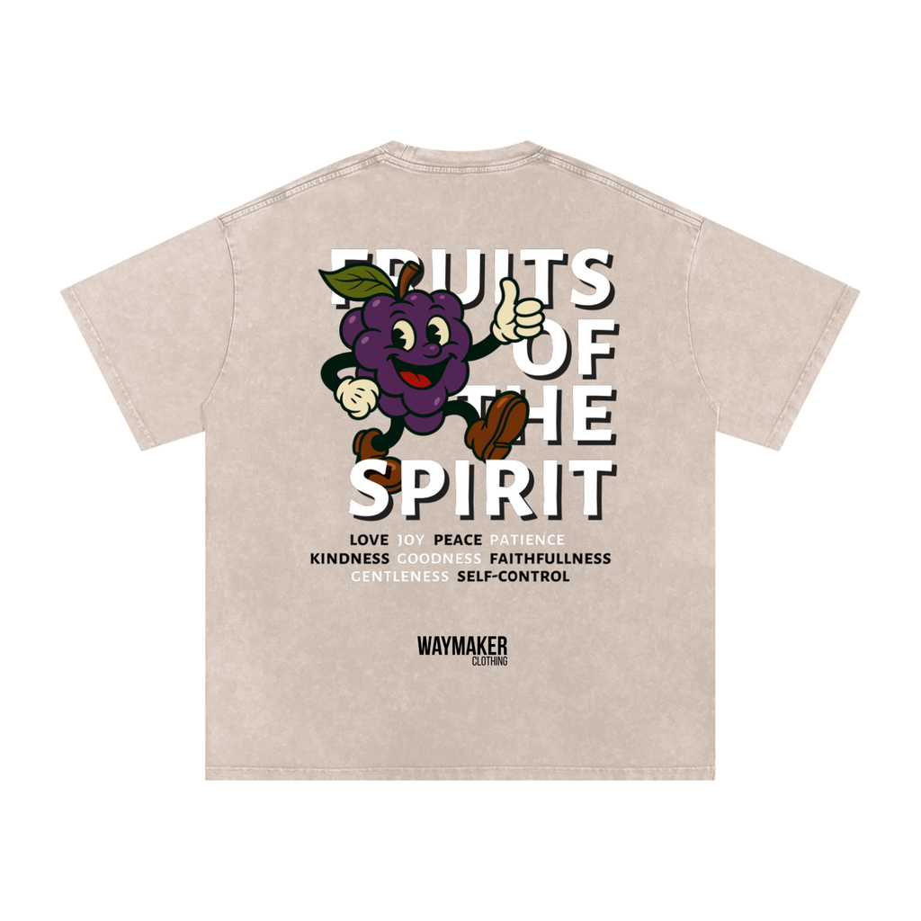 Grape (Back Print) Fruits Of The Spirit Tee