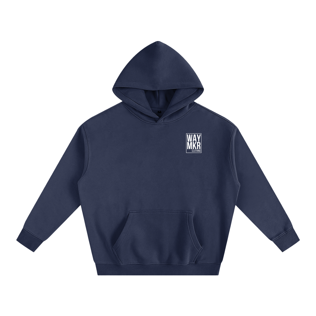 Fleeced COG Oversized Essential Hoodie (Blue)