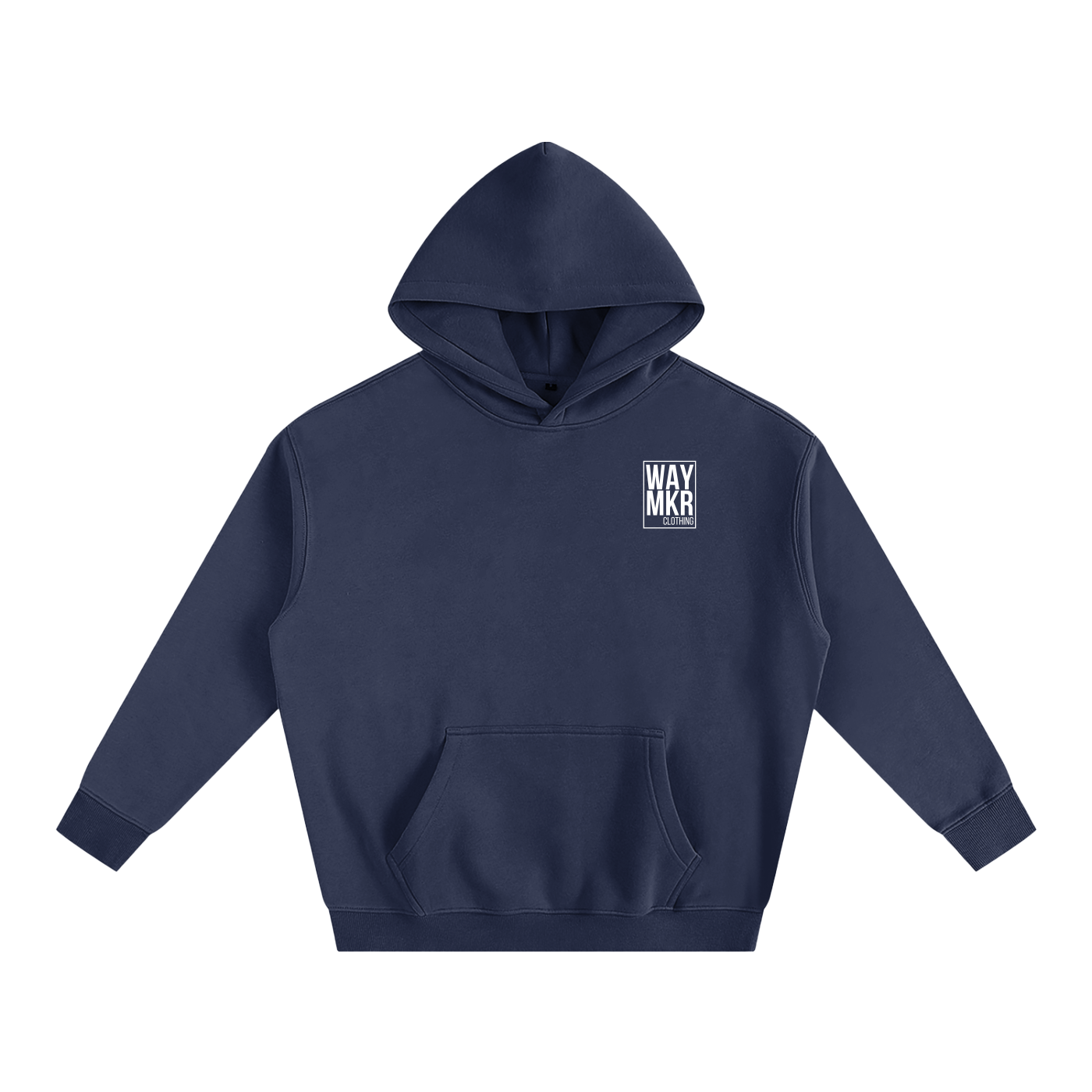 Fleeced COG Oversized Essential Hoodie (Blue)