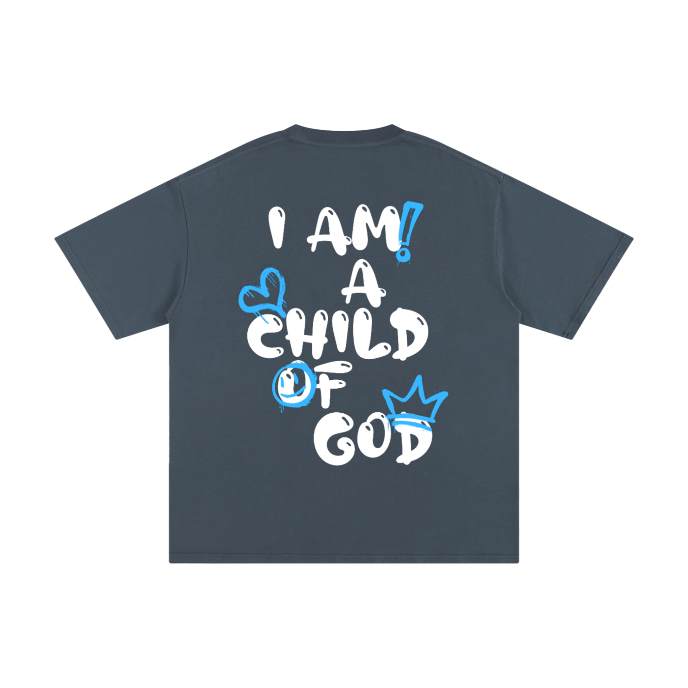 Adult Child of God Spray-paint (Blue-White)