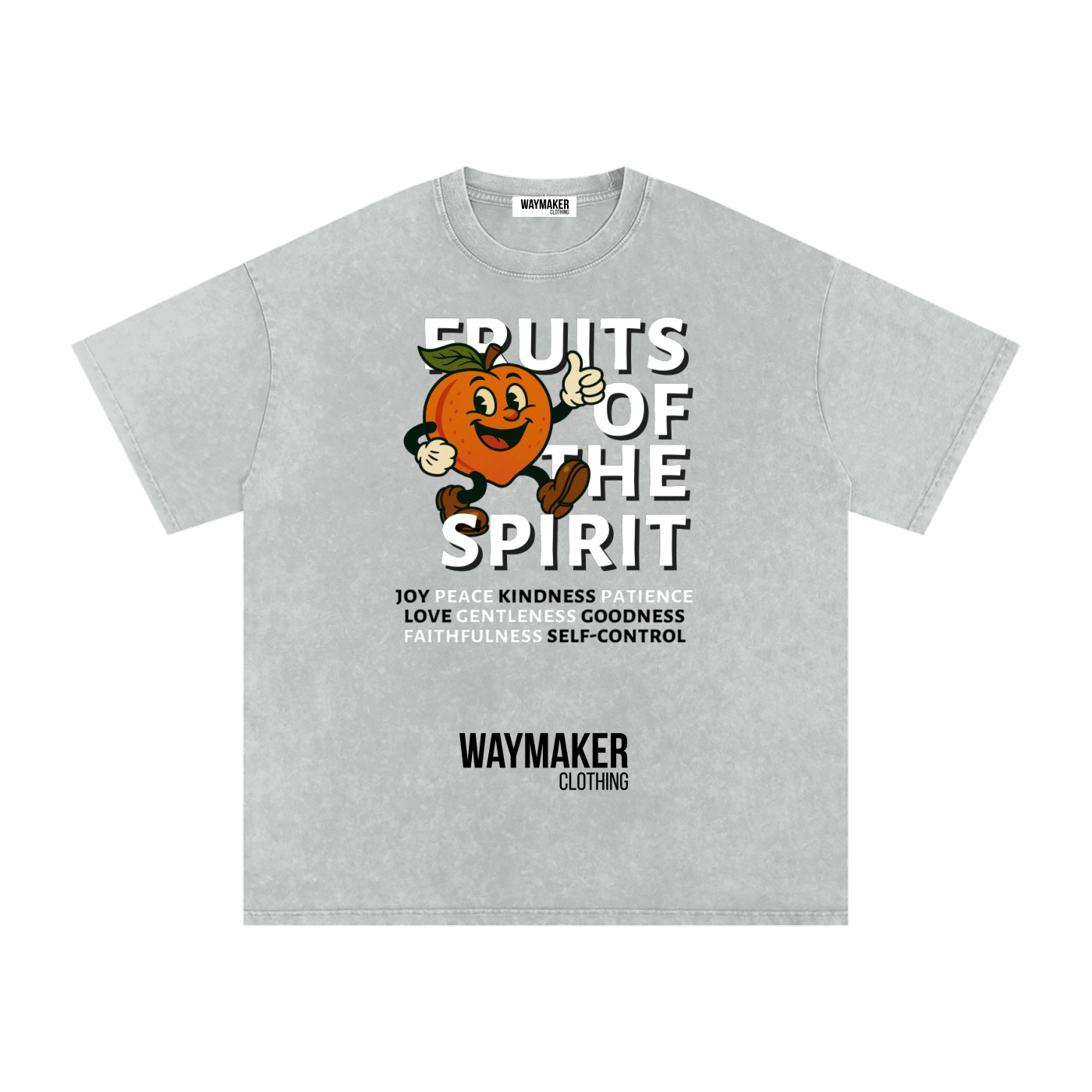 Peach (Front Print) Fruits Of The Spirit Tee