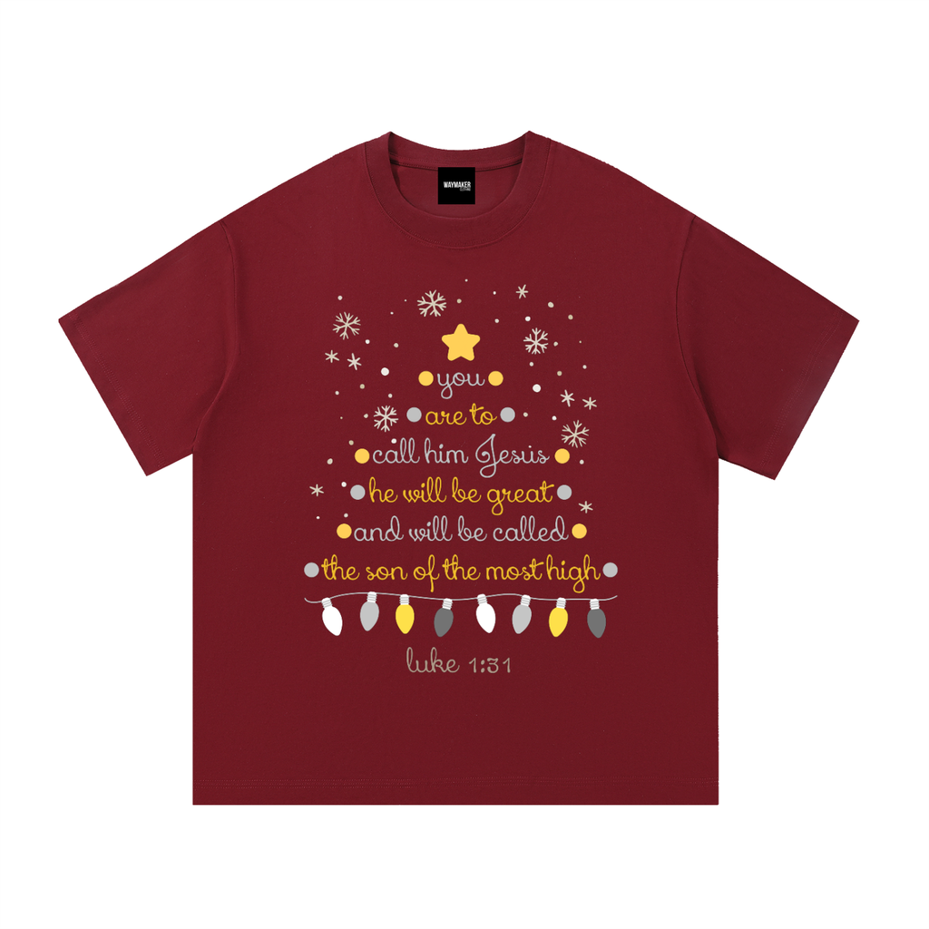 Christmas Tree Luke 1:31 T-Shirt