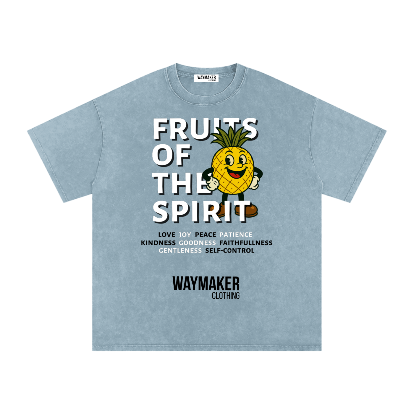 Pineapple (Front Print) Fruits Of The Spirit Tee