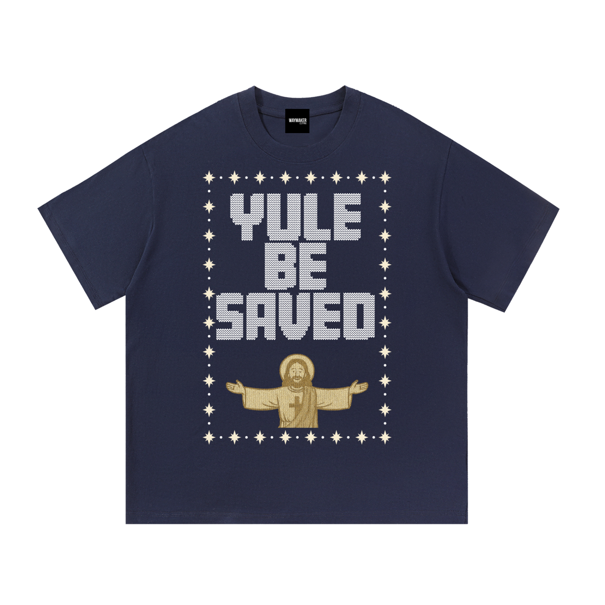 Adult Yule Be Saved "Knitted" T-Shirt