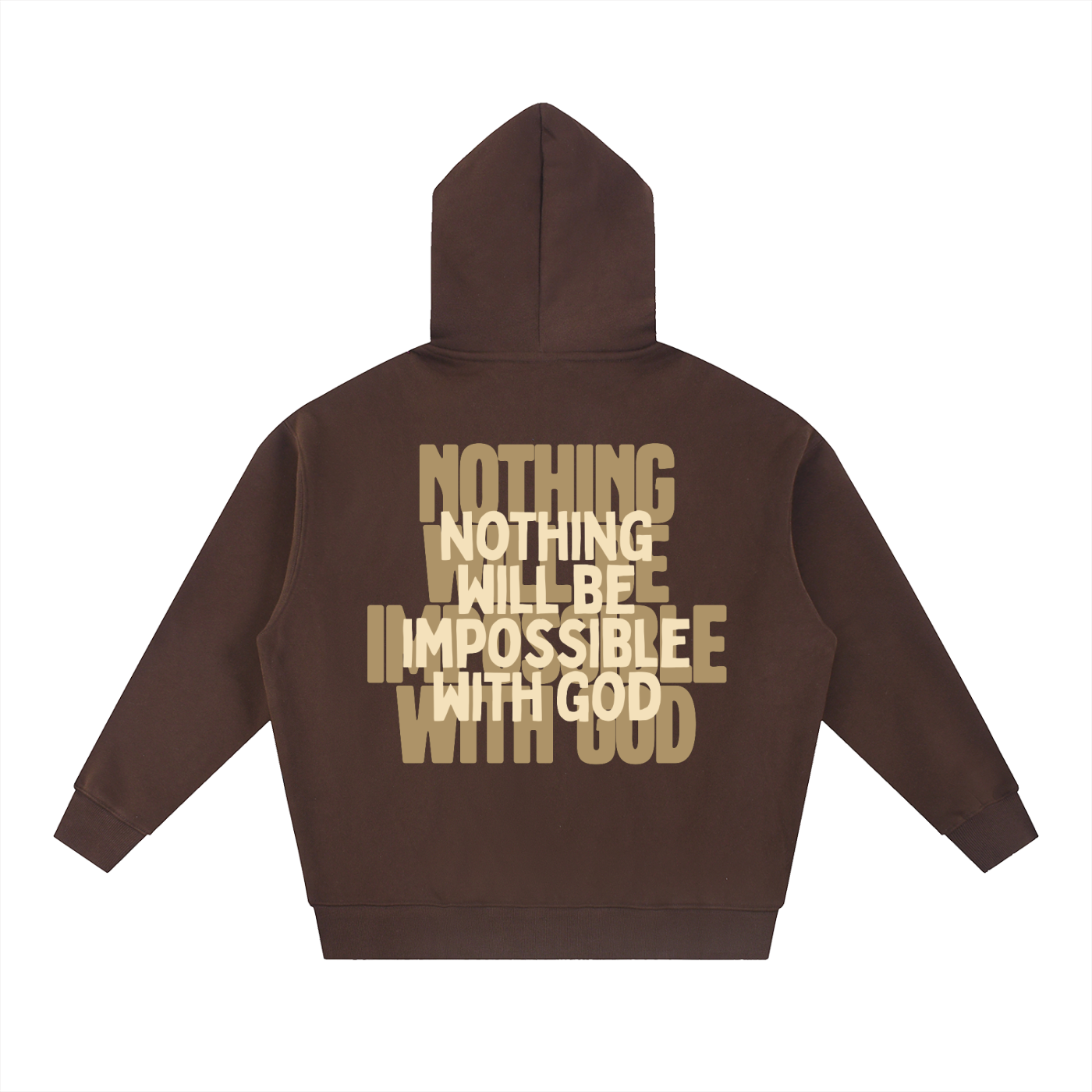 Nothing Is Impossible Fleece Zipped Hoodie