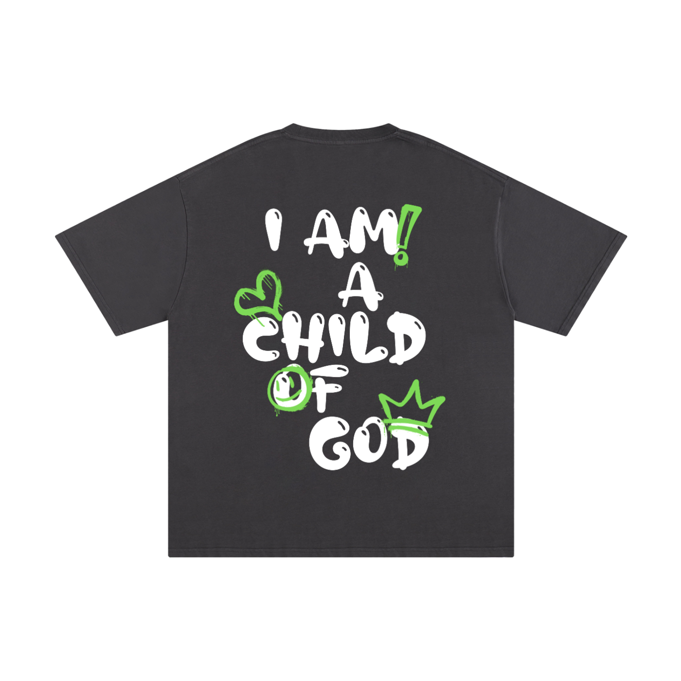 Adult Child of God Spray-paint (Green-White)