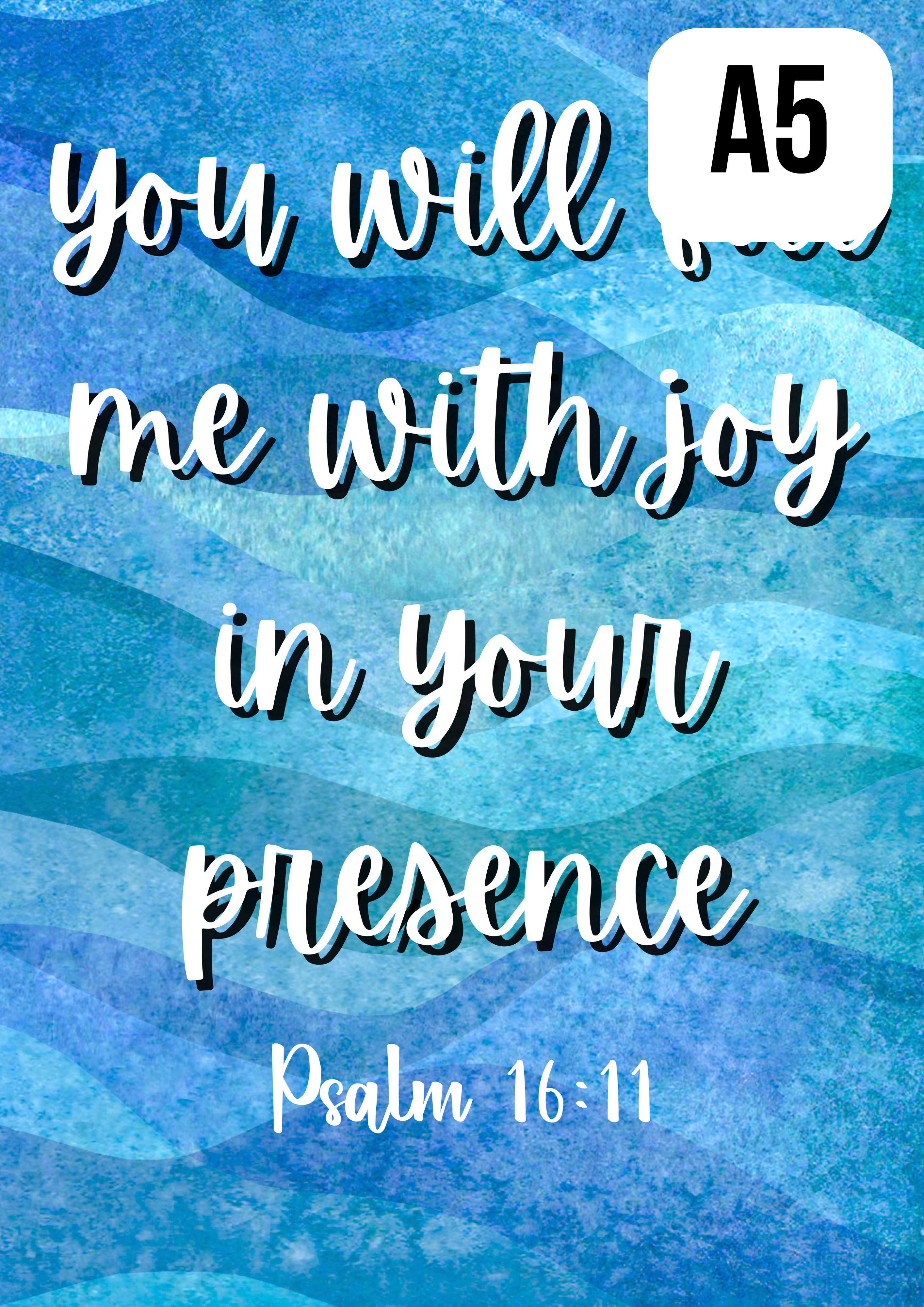 Psalm 16:11 Print