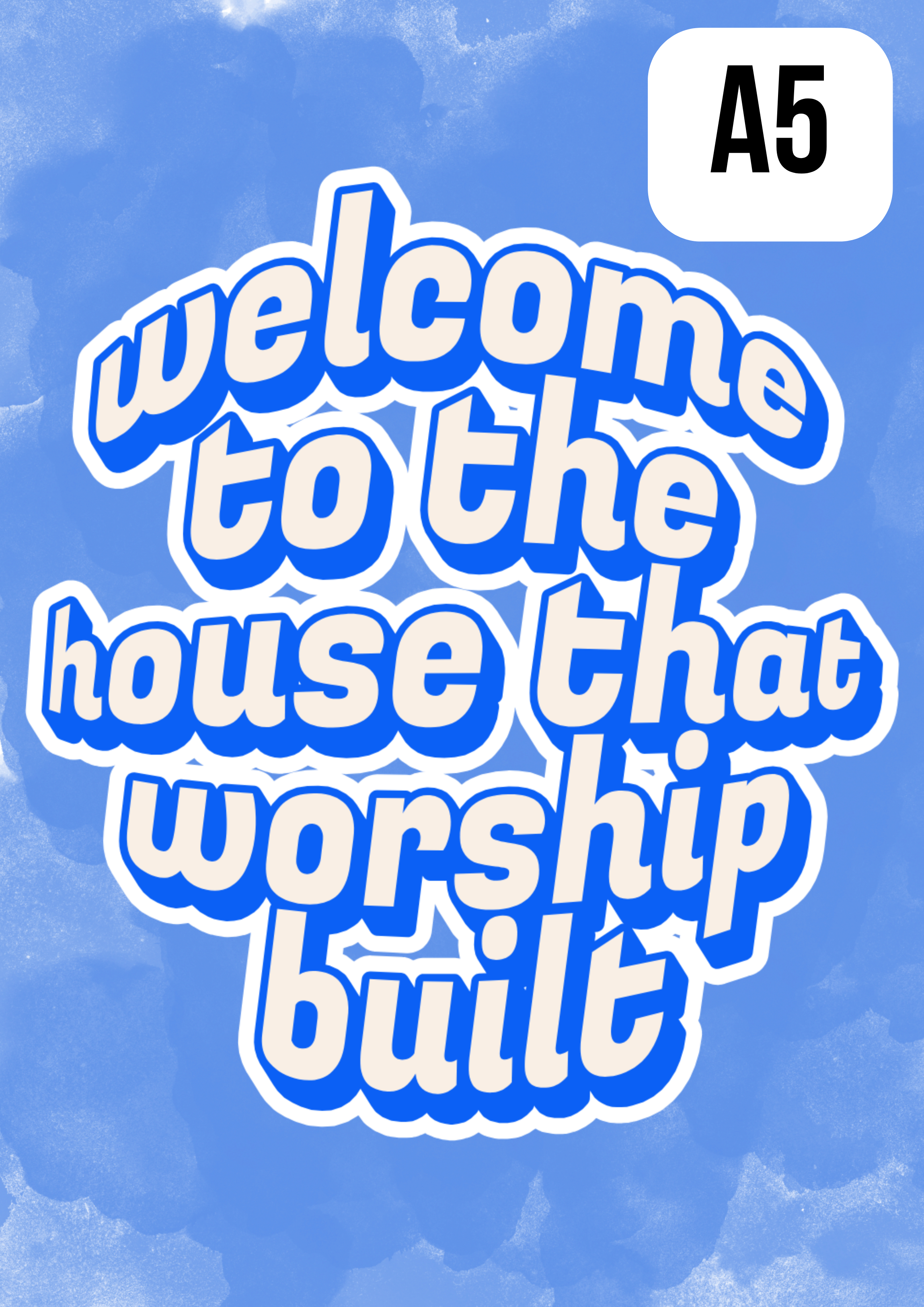 Welcome To The House Print