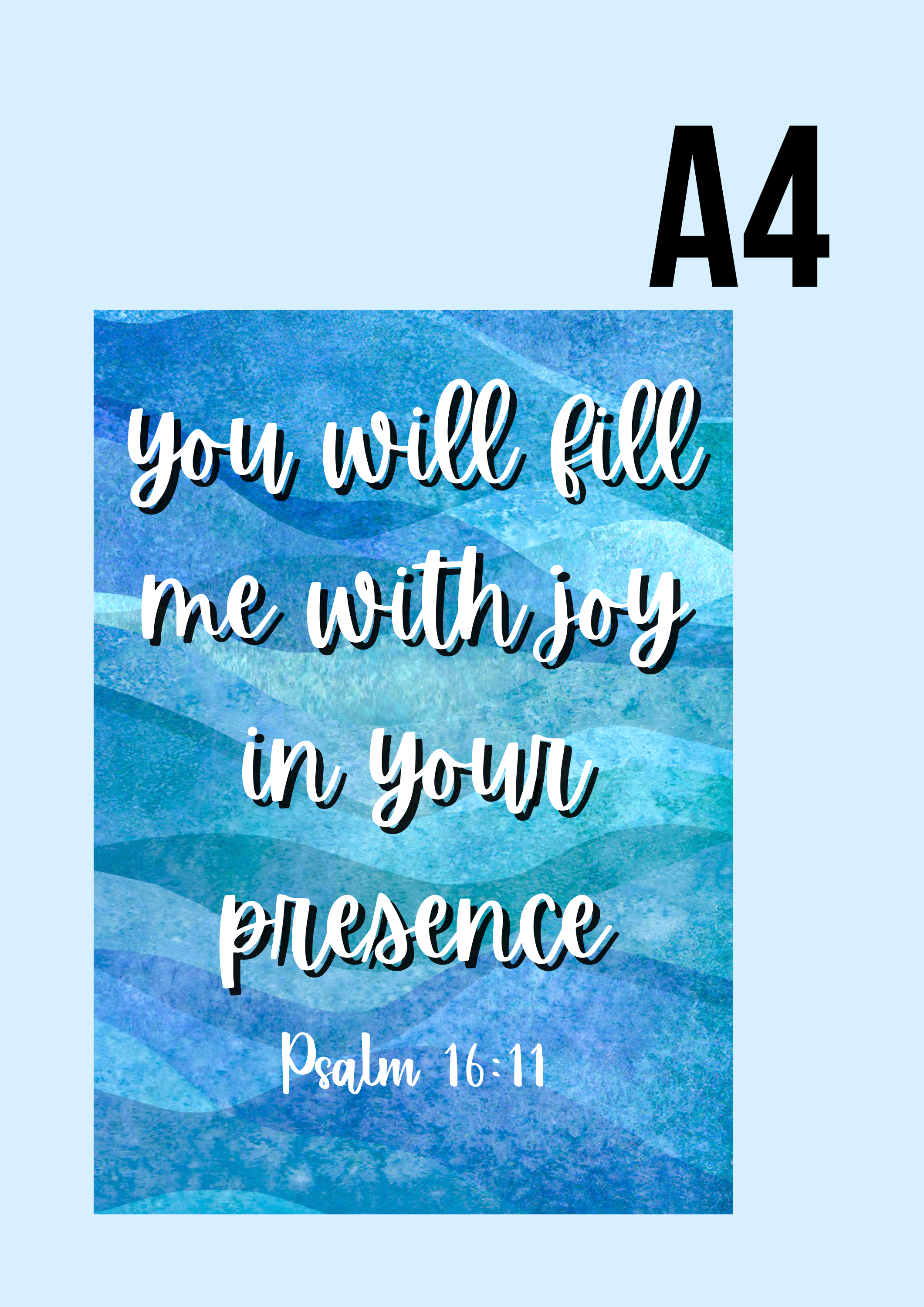 Psalm 16:11 Print