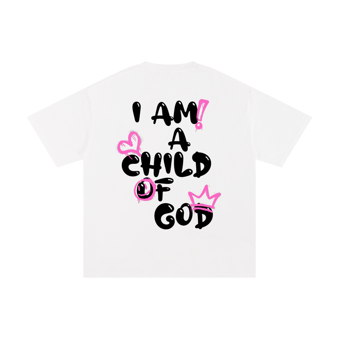 Adult Child of God Spray-paint (Pink-Black)