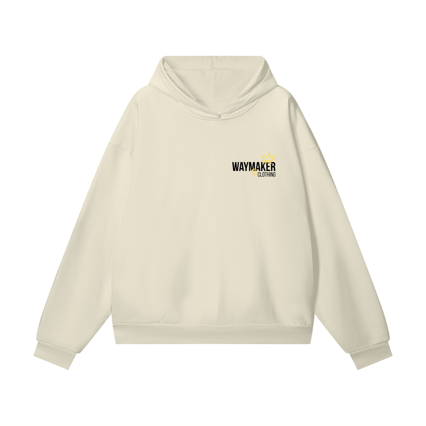 Child Of God Oversized Spray-Paint Hoodie (Gold-Black)