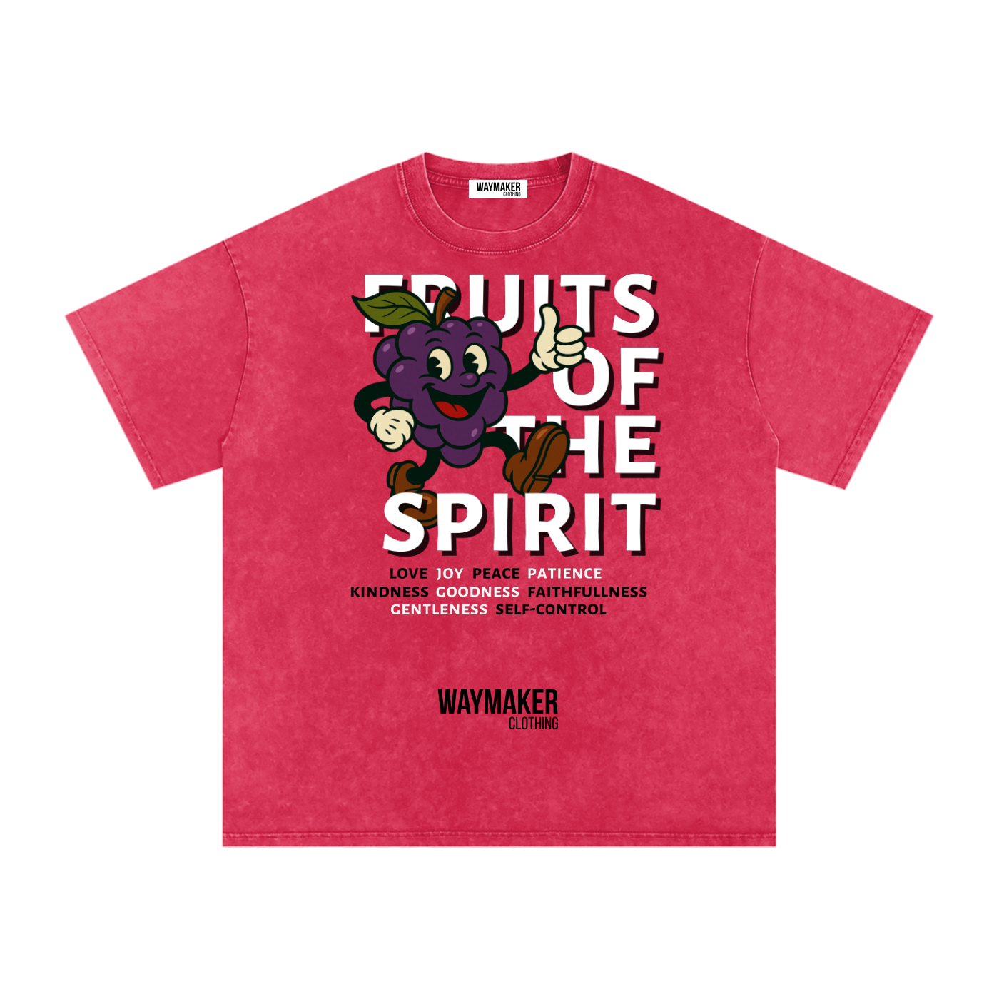 Grape (Front Print) Fruits Of The Spirit Tee