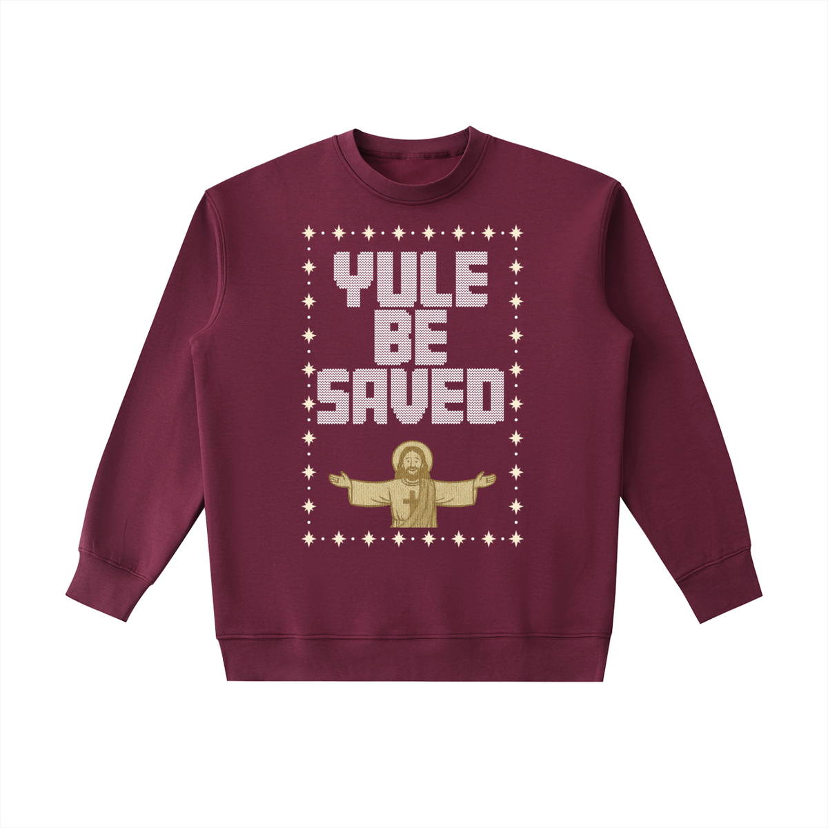 Adult Yule Be Saved "Knitted" Sweatshirt