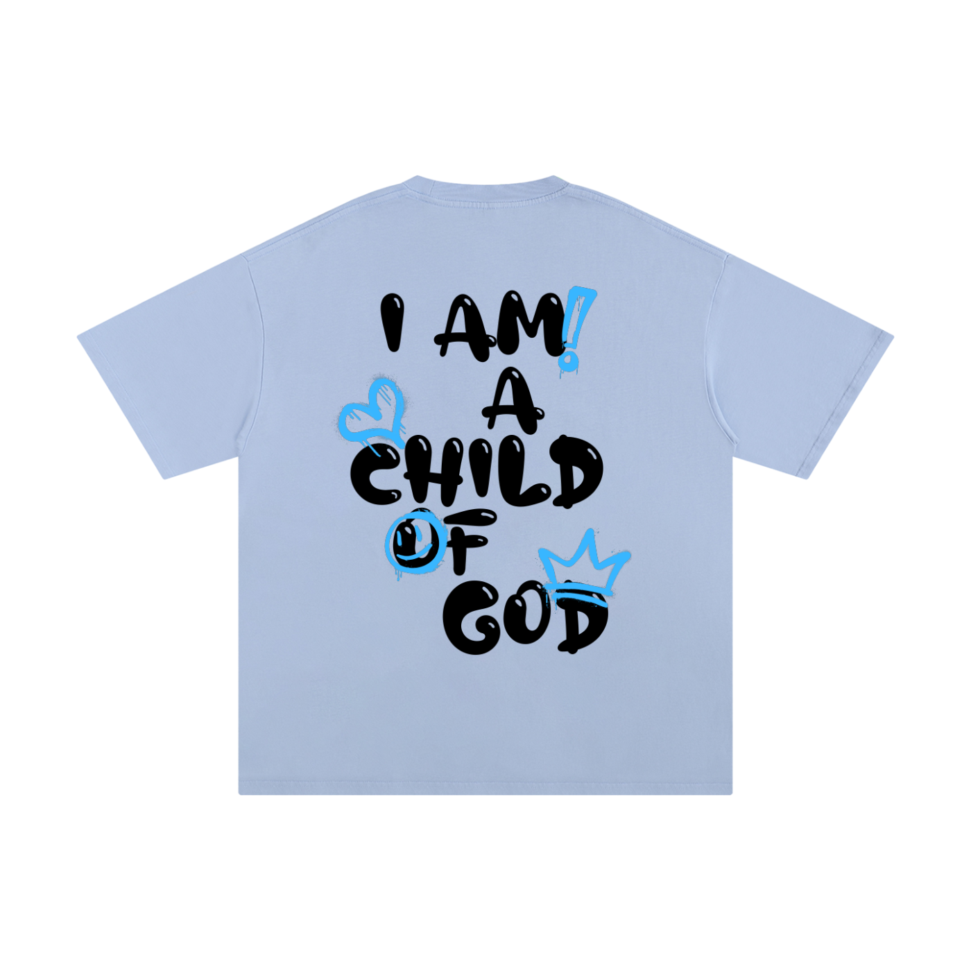 Adult Child of God Spray-paint (Blue-Black)