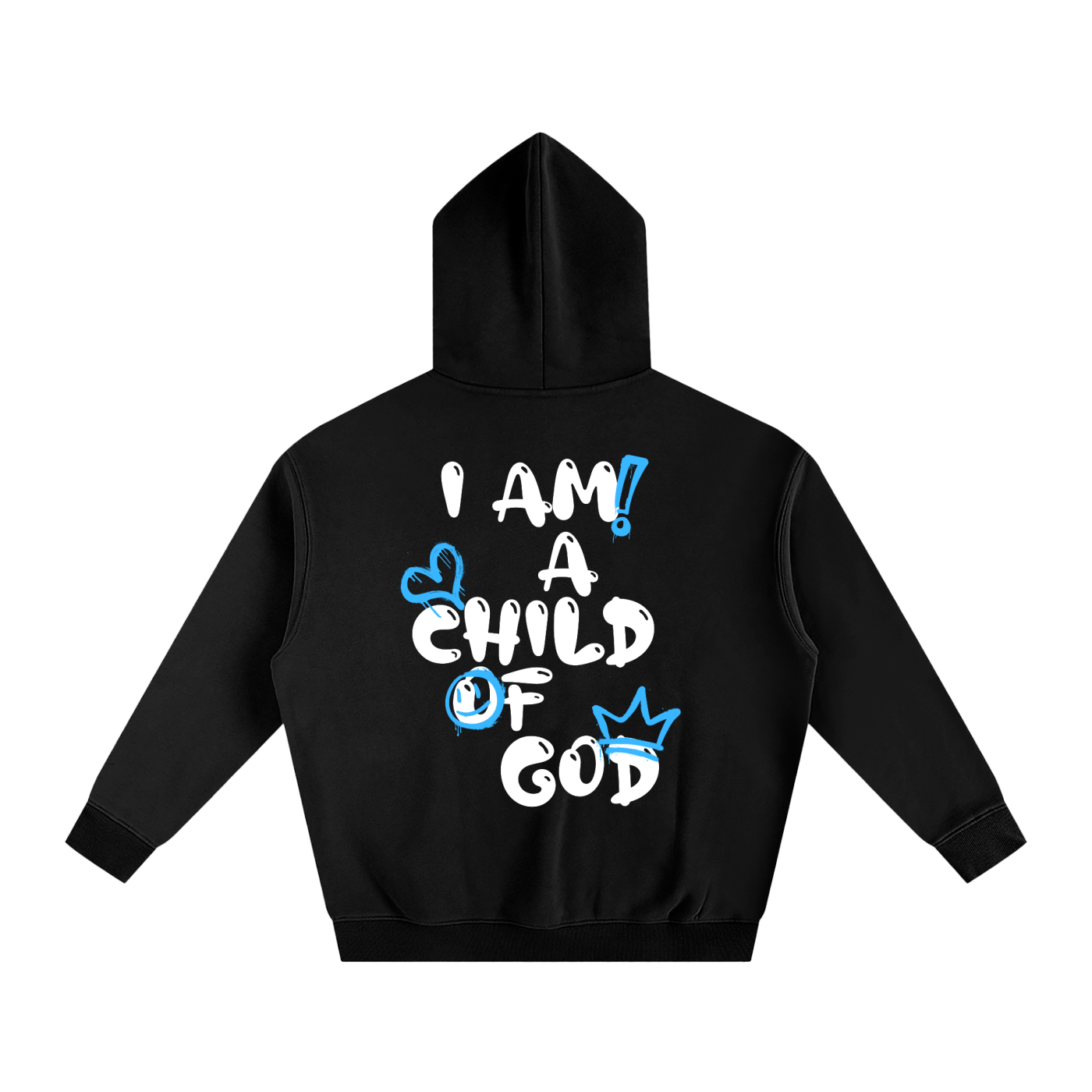 Fleeced COG Oversized Essential Hoodie (Blue)