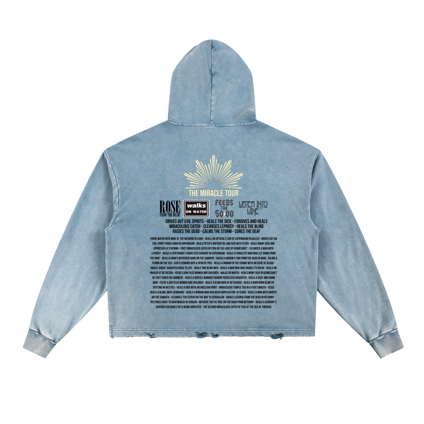 Adult The Miracle Tour Hoodie (Blue)