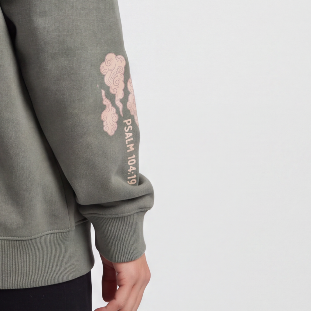 Sun/Moon Fleeced Hoodie