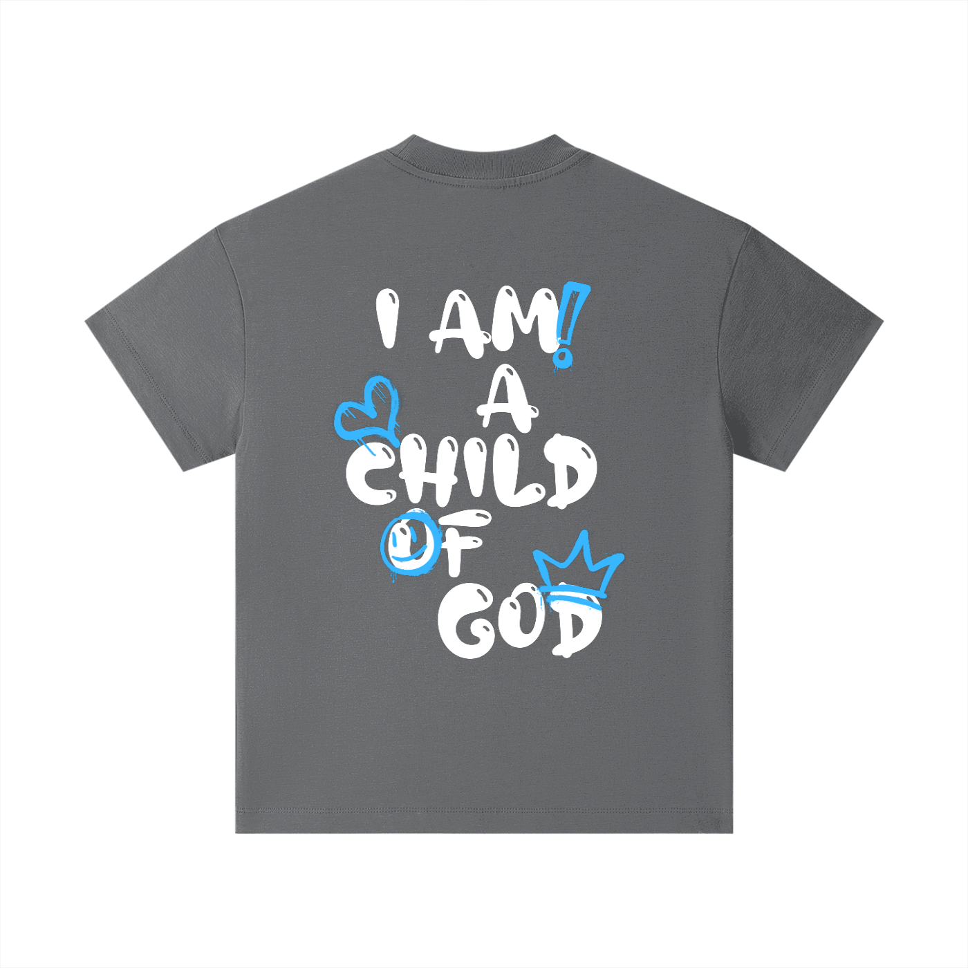 Youth Child of God Spray-paint (Blue-White)